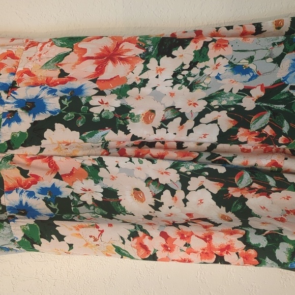 Zara floral mini Spring easter Lightweight Multicolor sundress Size Large - Picture 10 of 11